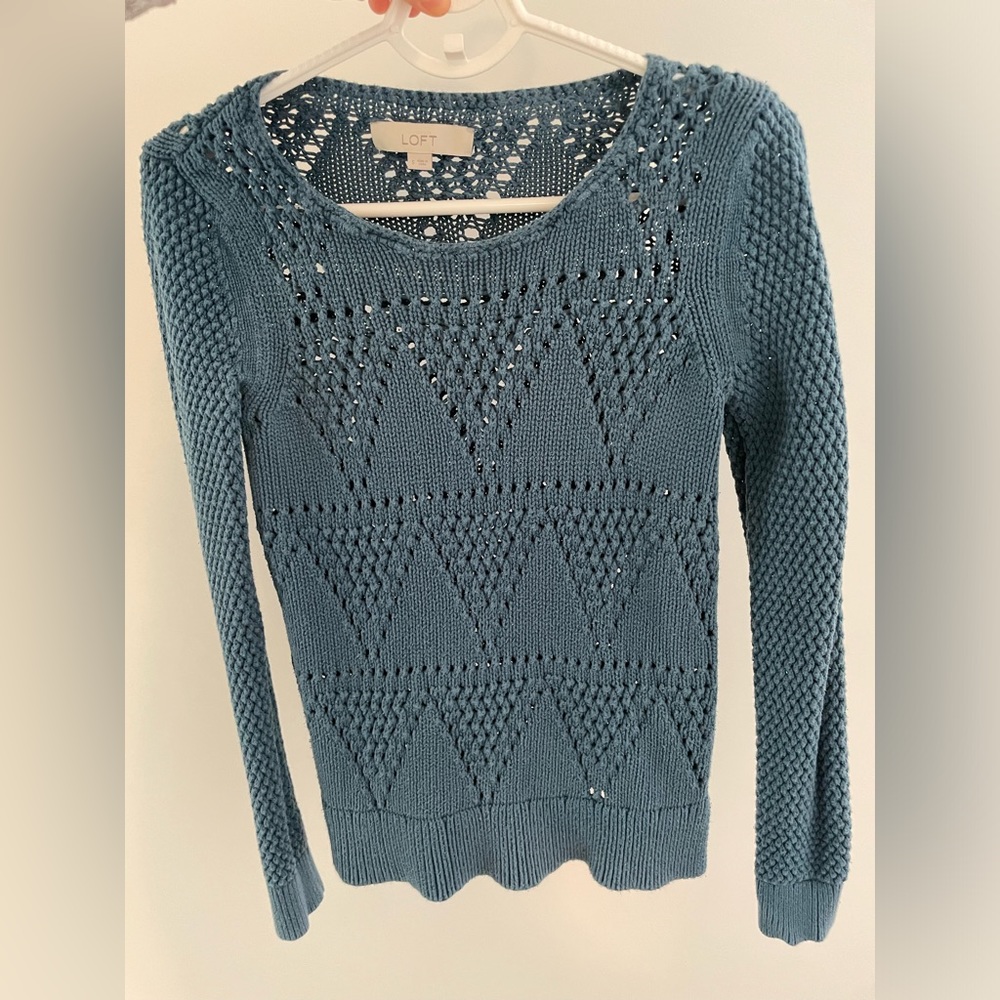 LOFT Teal Sweater